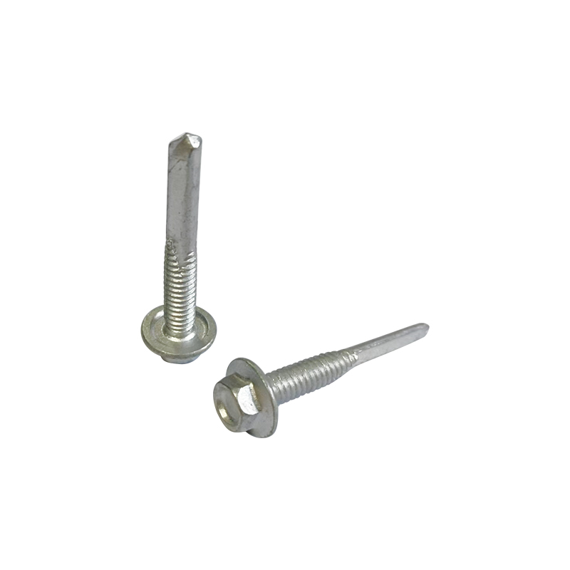 Hex Head Flange Self Drilling Screw 5# Tail