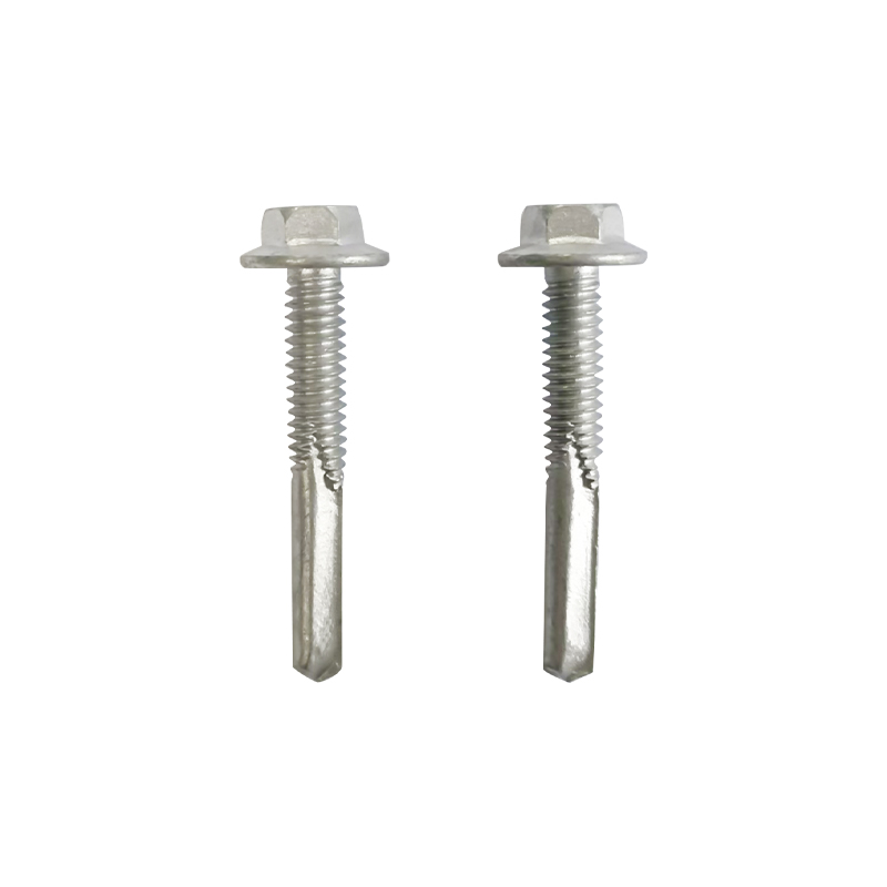Hex Head Flange Self Drilling Screw 5# Tail