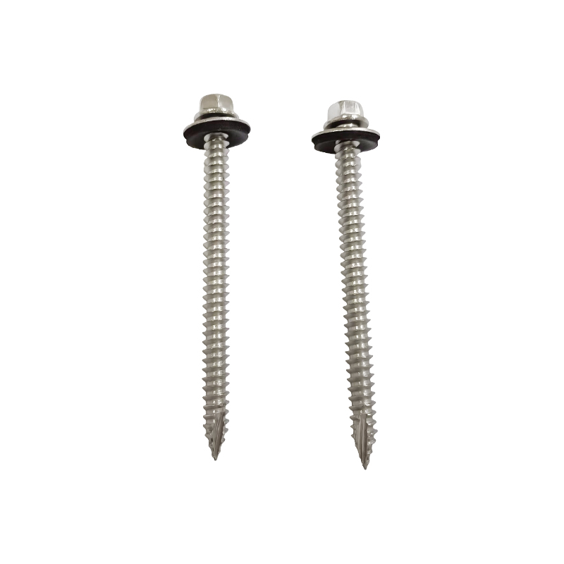 Hex Washer Head Buttress Thread Type 17 Self Tapping Screw With EPDM Washer
